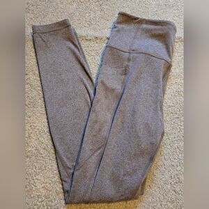 Women's Athleta Light Brown Leggings With Pockets Size Small